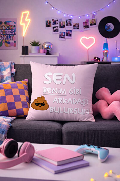 Charmbi Humorous and Fun Gift Printed Throw Pillow Covers Soft Double-Sided D...