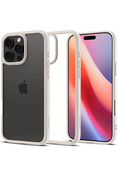 Spigen Ultra Hybrid natur titaniu pentru iPhone 16 Pro Max