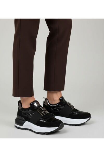 LABRONA Women's High-Sole Casual Slip-On Orthopedic Sole Walking Shoes Sneaker