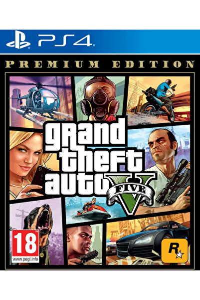RockStar Games Grand Theft Auto V Premium Edition PS4 Oyun - GTA 5 JELATİNLİ