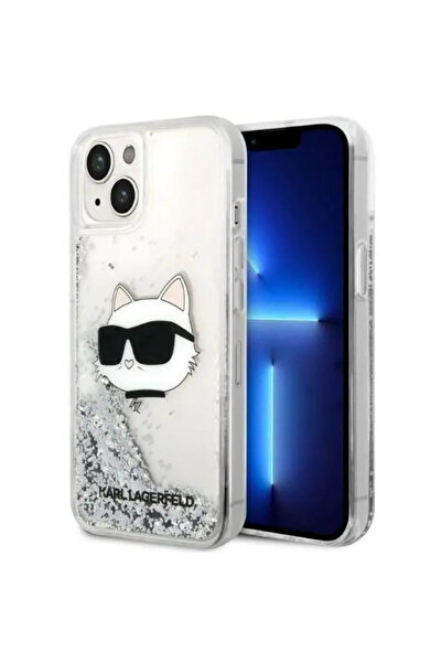 Karl Lagerfeld KLHCP14MLNHCCS Carcasă rigidă argintie/argintie pentru iPhone ...