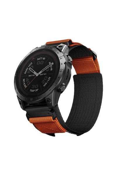 O Ozone 22mm Watch Band For Garmin Fenix E/Fenix8 AMOLED 47mm| Rugged Nylon Q...