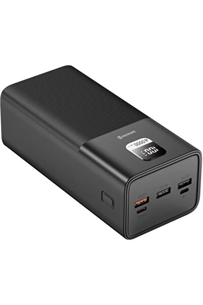 SWISSTEN Acumulator Power Line 40000 mAh 100W, USB-A, USB-C, Negru