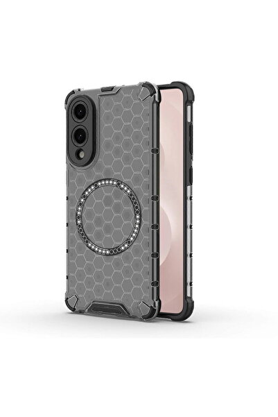 Techsuit Husă pentru Samsung Galaxy S25 Edge - HoneyComb Shield MagSafe - Negru