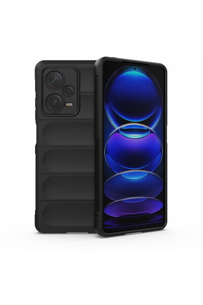 Techsuit Husa pentru Xiaomi Redmi Note 12 Pro 5G - Magic Shield - Black