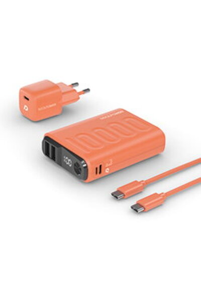realpower Powerbank PB-10000 Power Pack Orange