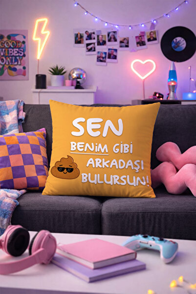 Charmbi Humorous and Fun Gift Printed Throw Pillow Covers Soft Double-Sided D...