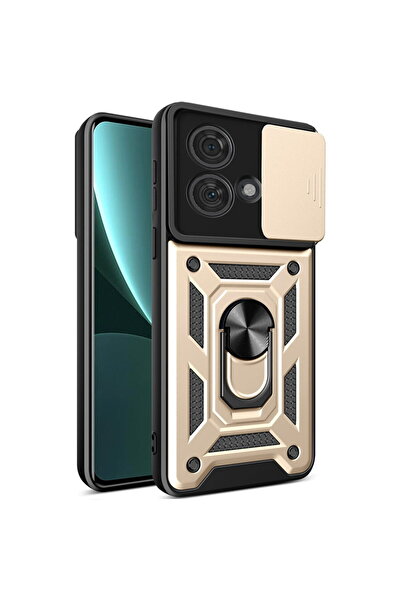 Techsuit Husa pentru Motorola Edge 40 Neo - CamShield Series - Gold