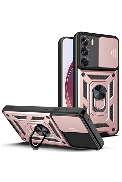 Techsuit Husa pentru Oppo Reno12 - CamShield Series - Rose Gold