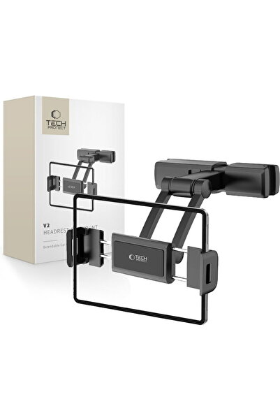 Tech-Protect V2 STRETCHABLE HEADREST CAR MOUNT FOR TABLET BLACK