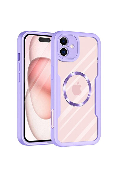 Techsuit Husa pentru iPhone 16 + Folie - ColorVerse 360 MagSafe Series - Purple