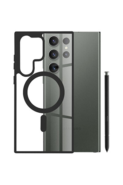 Techsuit Husa pentru Samsung Galaxy S23 Ultra - MagSafe Pro - Black