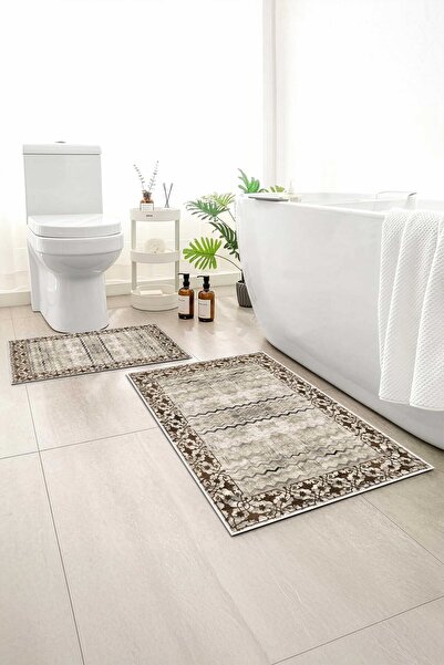 Monnhein 2 buc Covoraș de baie, covor moale de baie, cu bază anti-alunecare, ...