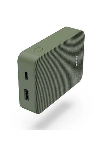 Hama Pachet de alimentare „Colour 10” 10000 mAh 2 ieșiri: USB-C USB-A Verde