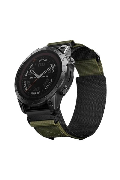 O Ozone سوار ساعة مقاس 26 مم لساعات Garmin Fenix 8 (51 مم) / Fenix 7X / 6X / ...