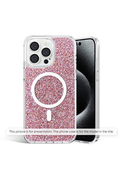 Techsuit Husă pentru Xiaomi Poco X6 Pro - Sparkly Glitter - Roz