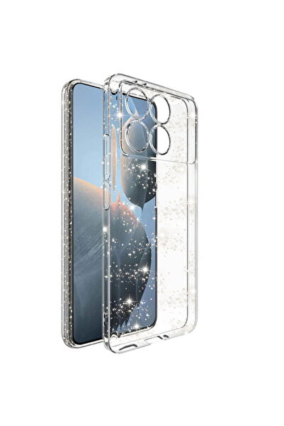Techsuit Husa pentru Xiaomi Poco F6 Pro - SparkleSkin Series - Clear
