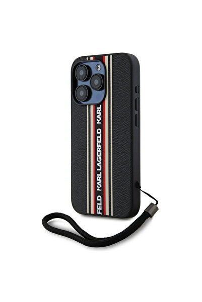 Karl Lagerfeld Husa pentru iPhone 15 Pro Max - Saffiano Athleisure Stripes Co...