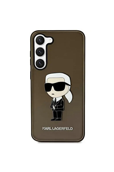 Karl Lagerfeld KLHCS23MHNIKTCK S23+ S916 negru/negru hardcase Ikonik