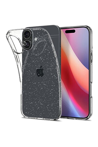 Spigen Huse pentru iPhone 16 - Liquid Crystal Glitter - Crystal Quartz