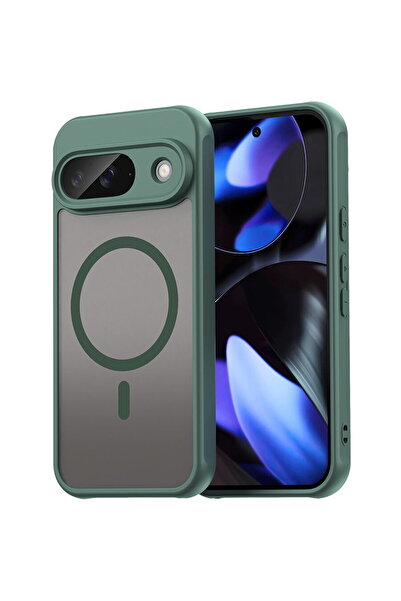 Techsuit Husa pentru Google Pixel 9 - HaloFrost II MagSafe - Green