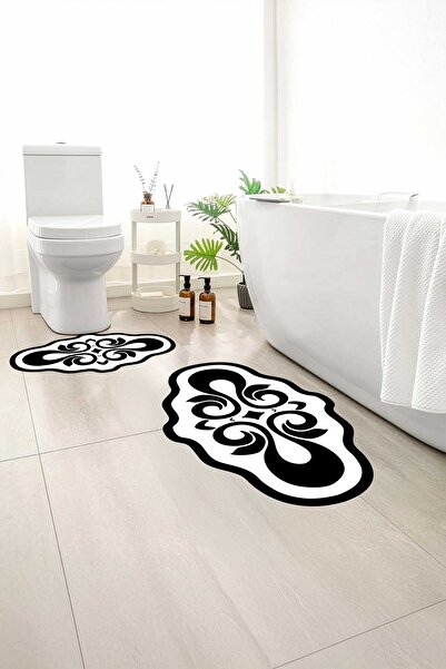 Monnhein 2 buc Covoraș de baie, covor moale de baie, cu bază anti-alunecare, ...