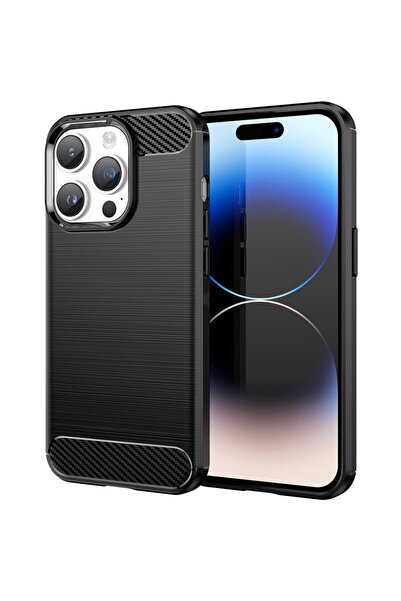 Techsuit Husa pentru Honor X6 / X8 5G / 70 Lite - Carbon Silicone - Black