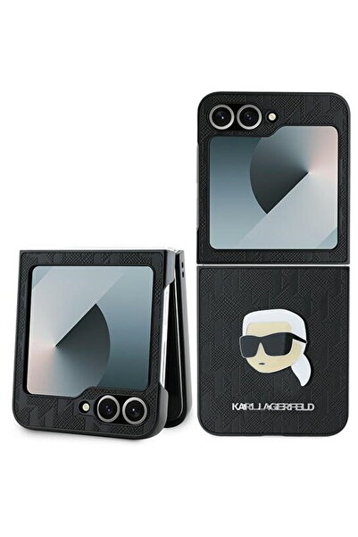 Karl Lagerfeld Samsung Galaxy Z Flip6 Case - Saffiano (KLHCZF6PGKSKIHK) - Mon...