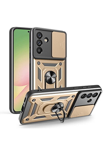 Techsuit Husa pentru Samsung Galaxy A56 5G - CamShield Series - Gold