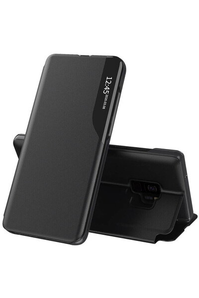 Techsuit Husă pentru Samsung Galaxy S9 - Seria eFold - Negru