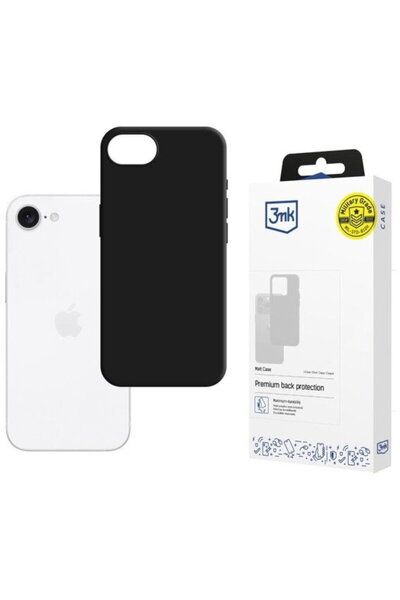 3MK Carcasă mată iPhone 16E neagră