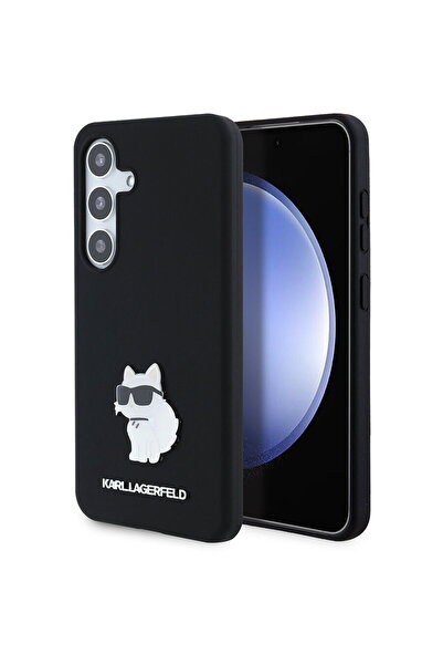 Karl Lagerfeld Samsung Galaxy S24 Case - Silicone (KLHCS24SSMHCNPK) - Choupette