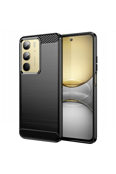 Techsuit Husa pentru Realme C75 / Realme 14x - Carbon Silicone - Black