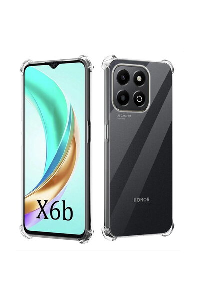 Techsuit Husa pentru Honor X6b - Shockproof Clear Silicone - Clear