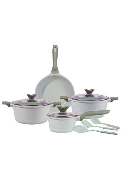 POTS & FILTERS Chefline Aluminum Cookware Set 10 Pieces