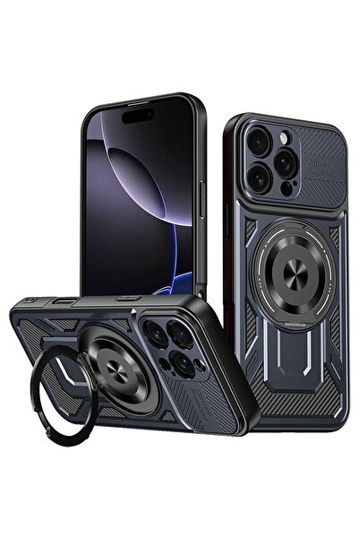 Techsuit Husa pentru iPhone 16 Pro - RuggedCam - Blue