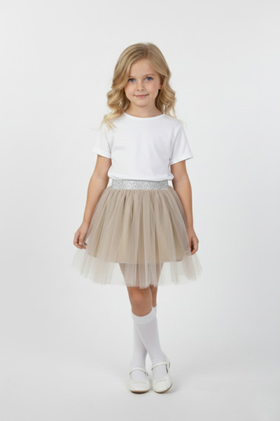 Çocuksan Baby&Kids Wear Fusta tutu din tul pentru fetiță, bej cappuccino, 23 ...