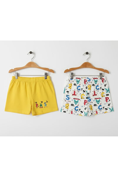 Elmas Boy's Letter 2-Pack Boxer Elm-A108