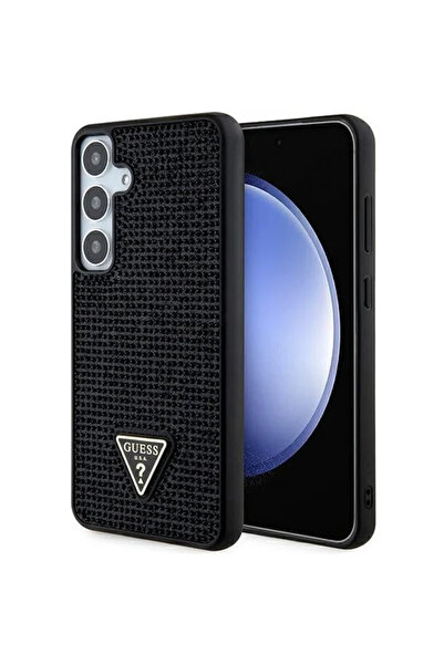 Guess Samsung Galaxy S24+ (S926) negru husДѓ rigidДѓ Rhinestone Triangle