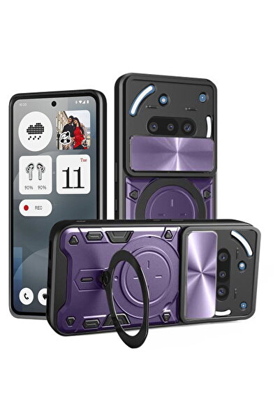 Techsuit Husă pentru Nothing Phone (3a) - CamGuard Pro - Mov