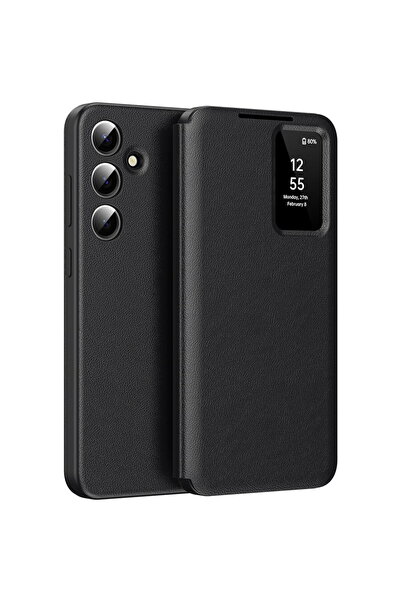 Techsuit Husa pentru Samsung Galaxy S25 Plus - SmartView Series - Black