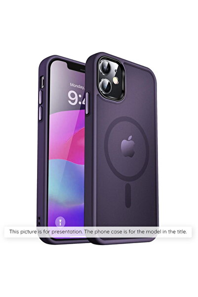 Techsuit Husă pentru iPhone 16 Pro Max - Seria HaloFrost MagSafe - Mov închis