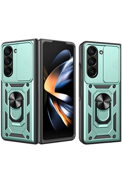 Techsuit Husa pentru Samsung Galaxy Z Fold5 - CamShield Series - Green