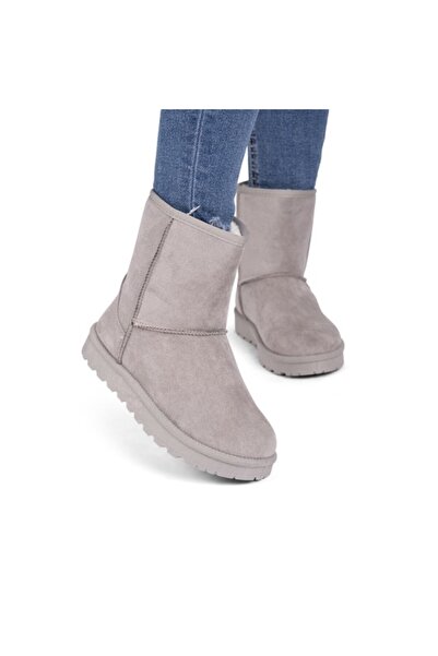 Sofia Store Cizme dama imblanite din piele ecologica intoarsa Aylin