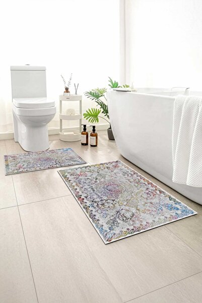 Monnhein 2-Pack Bath Mat, Soft Bathroom Rug, Non-Slip Backing, Washable - 60X...