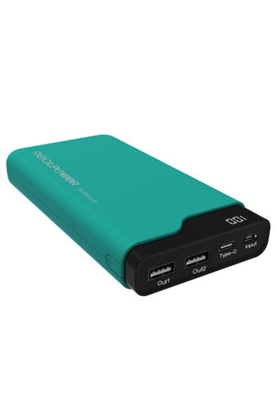 realpower PB-15000C, 15000mAh, Verde