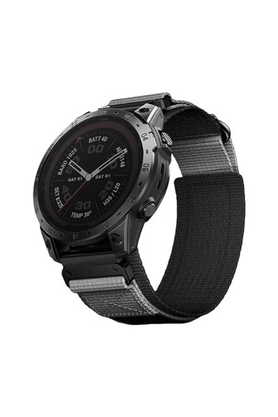 O Ozone سوار ساعة مقاس 26 مم لساعات Garmin Fenix 8 (51 مم) / Fenix 7X / 6X / ...