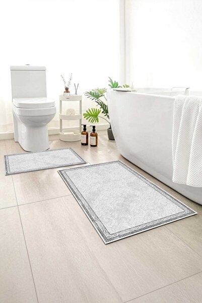 Monnhein 2 buc Covoraș de baie, covor moale de baie, cu bază anti-alunecare, ...