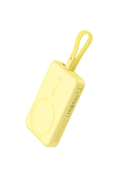 Baseus Mini external battery 10000mAh, 20W, USB-C, 3 outputs, Yellow