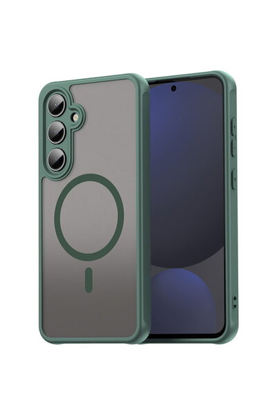 Techsuit Husa pentru Samsung Galaxy S24 FE - HaloFrost II MagSafe - Green